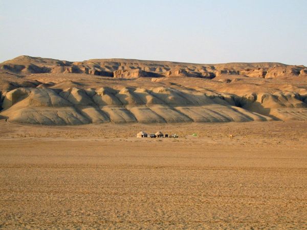 The red sands of the Kyzylkum Desert